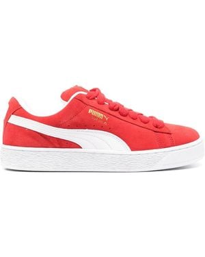 PUMA Suede Xl Logo-Print Trainers - Red