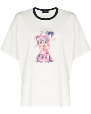 we11done Monster Crew-Neck T-Shirt - Multicolor