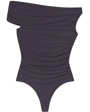 Agolde Sherilyn Gedrapeerde Body - Blauw