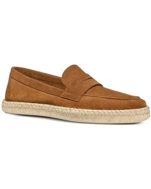 Geox Suede Loafers - Brown