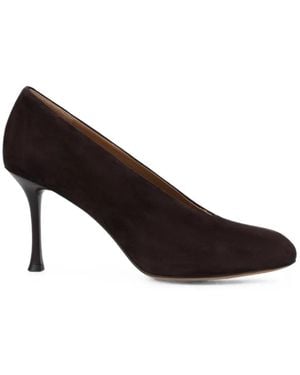 POTAMY X Hanna Schönberg Suede Heeled Pumps - Brown