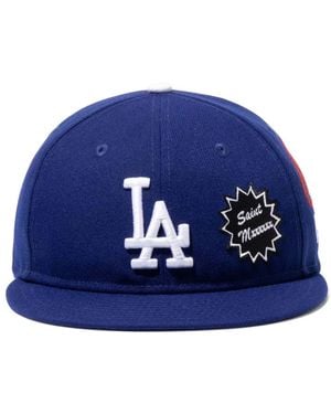 SAINT Mxxxxxx X Mlb X New Era Dodgers Logo-Embroidered Baseball Cap - Blue