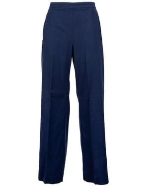 Via Masini 80 Straight-Leg Pants - Blue