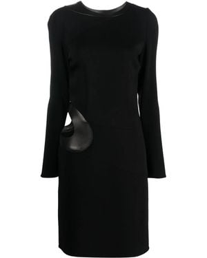 Tom Ford Cut-Out Long-Sleeved Dress - Black