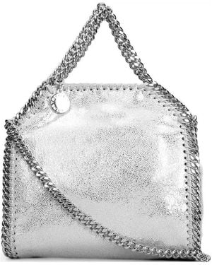 Stella McCartney Falabella Chain-Trim Shoulder Bag - Grey