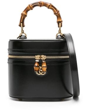 Gucci Mini Bamboo Tasche - Schwarz