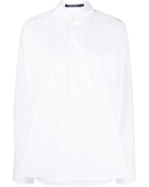 Sofie D'Hoore Long-Sleeve Cotton Shirt - White