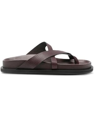 A.Emery Claude Platte Sandalen - Bruin