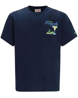 Mc2 Saint Barth グラフィック Tシャツ - ブルー