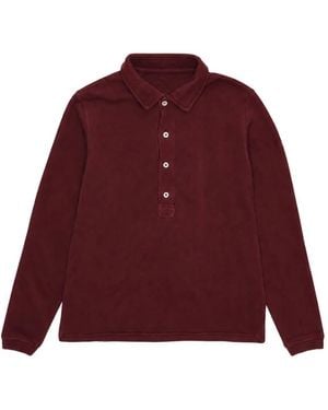 Fortela Columbia Fleece-Jersey Polo Shirt - Red