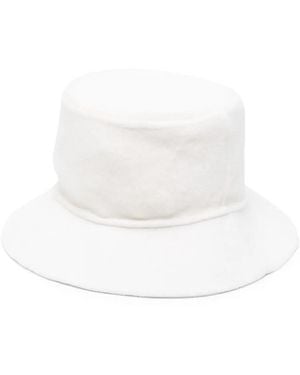 P.A.R.O.S.H. Cappello Bucket A Tesa Larga - Bianco