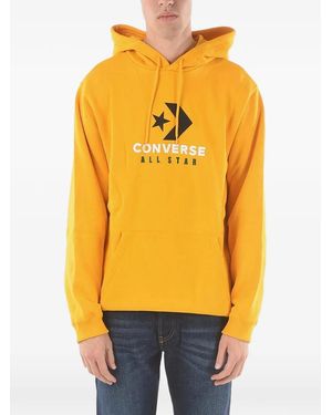 Converse Sudadera All Star Con Capucha Y Logo - Naranja