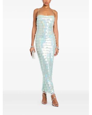 retroféte Jurk - Blauw