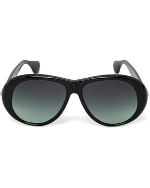 Vivienne Westwood Lunettes De Soleil Rondes À Ornements Orb - Noir