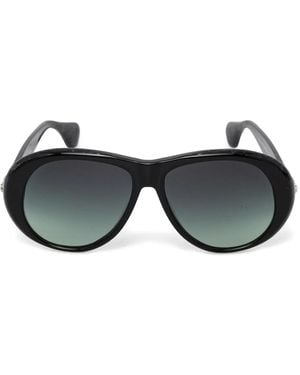Vivienne Westwood Orb-Embellished Round-Frame Sunglasses - Black