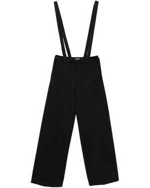 Dondup Suspender Pants - Black