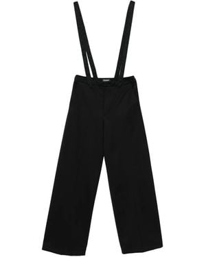 Dondup Suspender Pants - Black