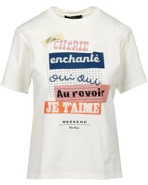 Weekend by Maxmara Graphic-Print T-Shirt - White