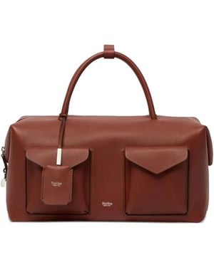 Max Mara Mxaholdallcargo Tote Bag Mit Henkel - Braun