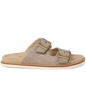 Brunello Cucinelli スエード サンダル - ブラウン