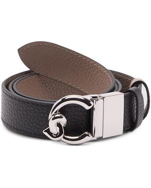 Coccinelle C-Me Logo-Buckle Belt - Brown