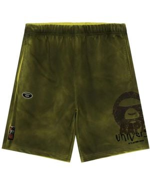 Aape By A Bathing Ape トラックショーツ - グリーン