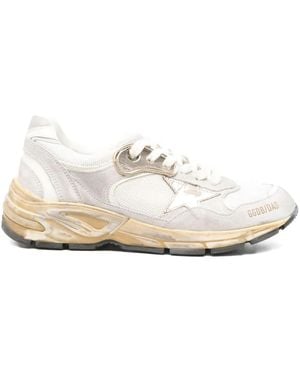 Golden Goose Dad-Star Trainers - White