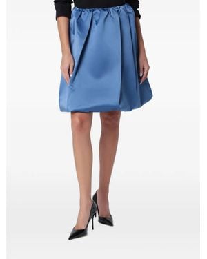 Aliita Ballonrock Mit Satin-Finish - Blau