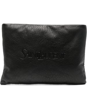 Saint Laurent Pillow Cutch Bag - Black
