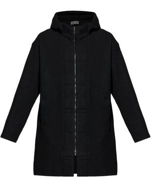 Yohji Yamamoto Einreihiger Mantel - Schwarz