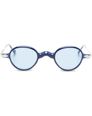 Eyepetizer Tango Round-Frame Sunglasses - White