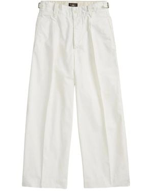 RRL プリーツ ワイドパンツ - ホワイト