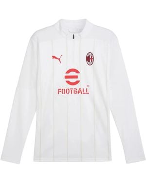 PUMA Ac Milan Pre-Match T-Shirt - White