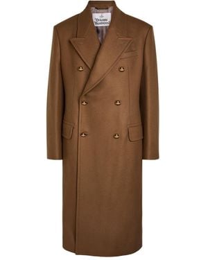 Vivienne Westwood Winston ダブルコート - ブラウン