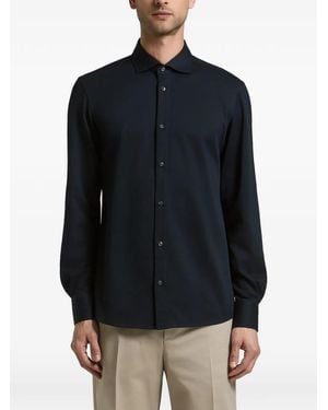 Peserico Long-Sleeve Shirt - Black