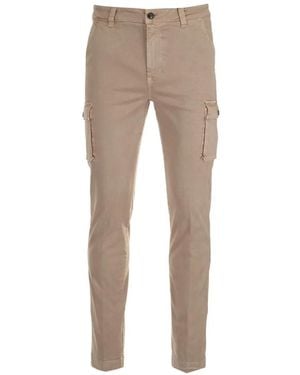 Al Duca d'Aosta Slim-Fit Trousers - Natural