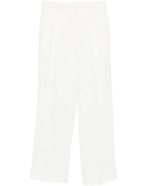Sandro Linen Suit Trousers - White