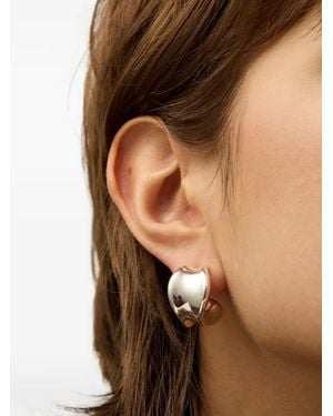 Jenny Bird Orecchini A Cerchio Chunky Doune - Marrone