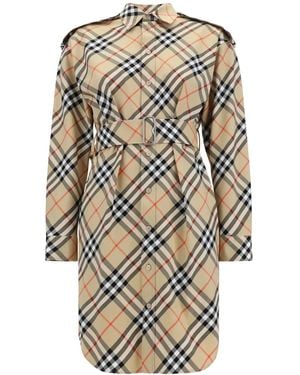 Burberry Dresses - Natural