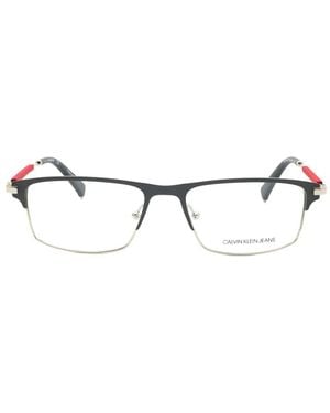 Calvin Klein Square-Frame Glasses - White