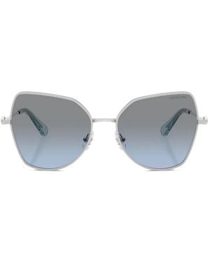 Swarovski Lunettes De Soleil À Monture Carrée - Gris
