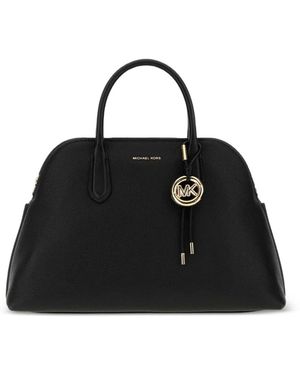 MICHAEL Michael Kors Freddue Leather Tote Bag - Black