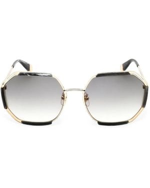 Furla Round-Frame Sunglasses - White