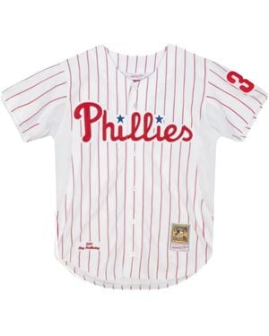 Mitchell & Ness Mlb Authentic Phillies 2010 Roy Halladay "Phillies" Jersey - White