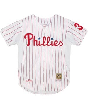 Mitchell & Ness Maillot Mlb Authentic Phillies 2010 Roy Halladay 'Phillies' - Blanc