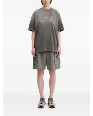 Ksubi Logo-print T-shirt - Gris