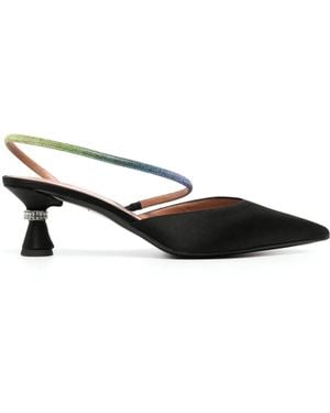 D'Accori Zapatos de tacón con puntera en punta - Negro