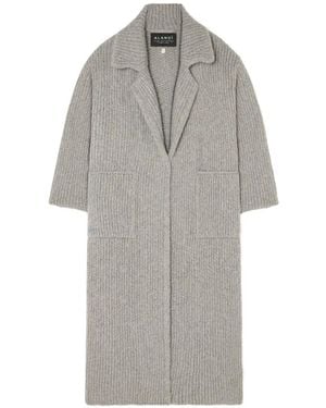 Alanui Belted Coat - Gray