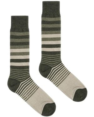 Hogan Gestreifte Socken - Grün