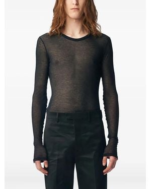 Ann Demeulemeester Greg Long-Sleeve T-Shirt - Black